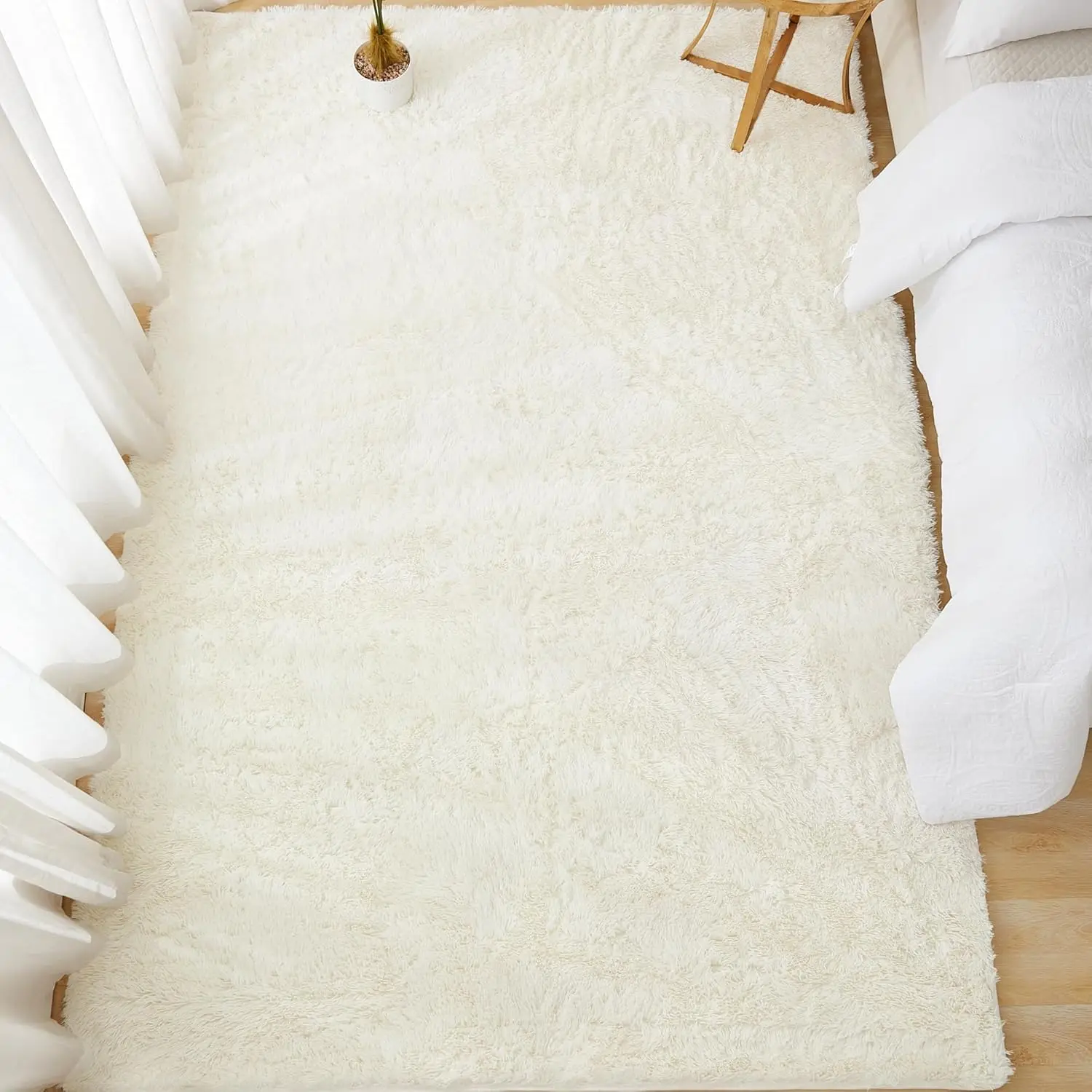 Fur Fluffy Rugs large living room  Sheepskin Soft High pile Plush carpet Furry floor mat Cozy Luxury Indoor area rug