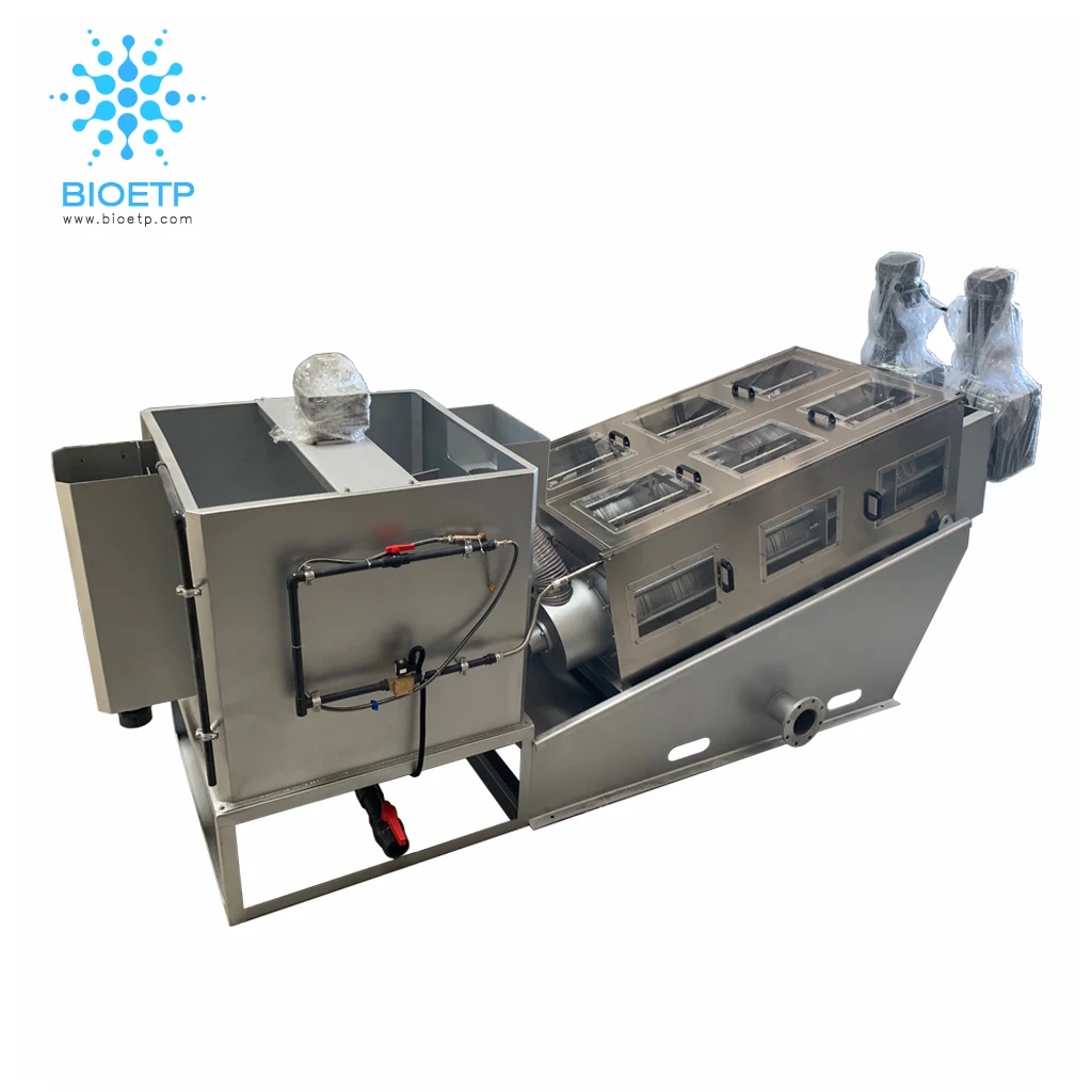 Original Factory Screw Press Sludge Dewatering For Water Purifying Plant