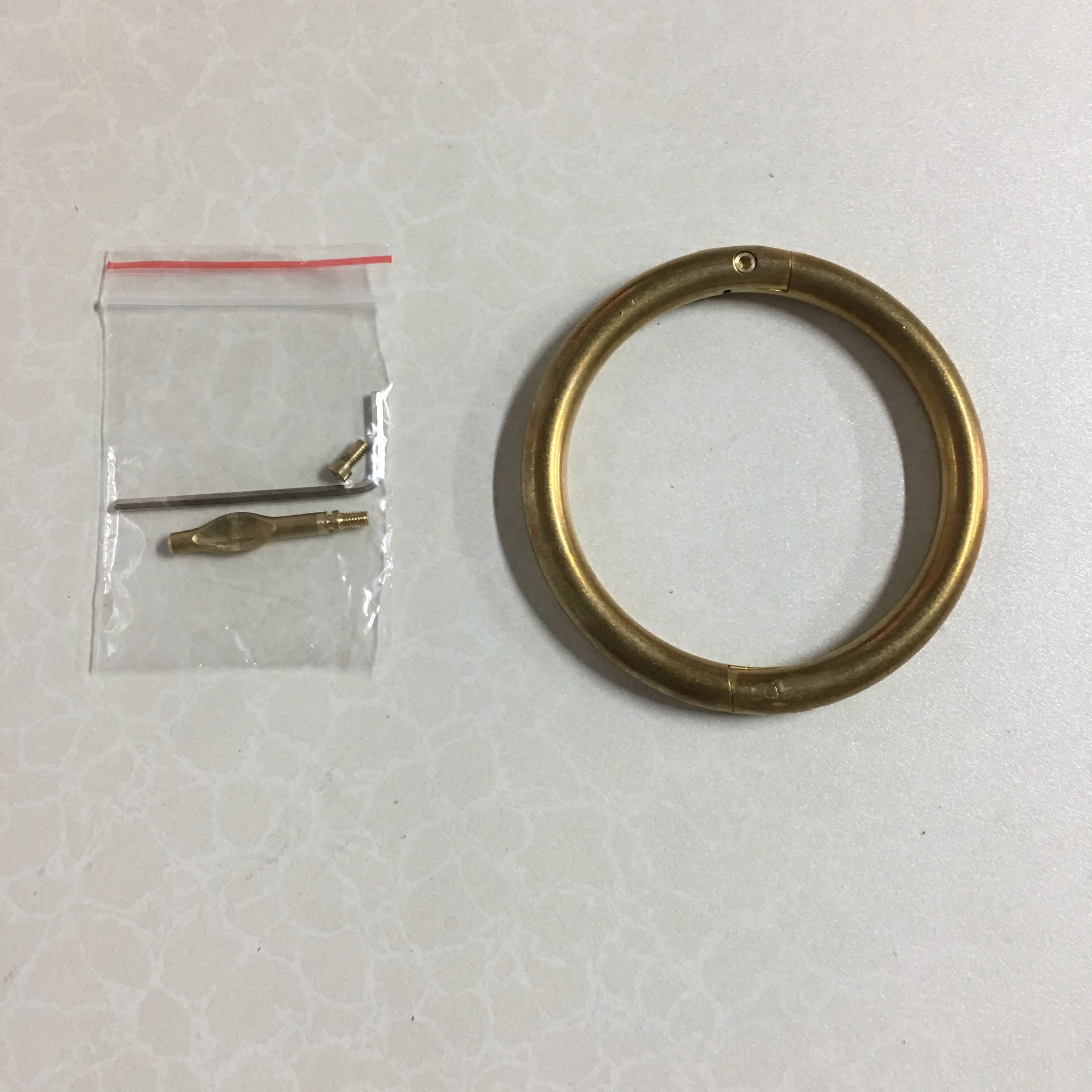 diameter 8 cm pure brass cattle nose ring