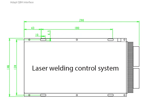 manual laser welding head spare parts laser welding machine wobble  laser welding head