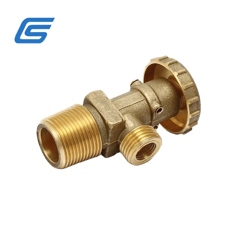 Competitive price lpg gas brass valve 27mm size 12.5kg gas cylinder use for africa market