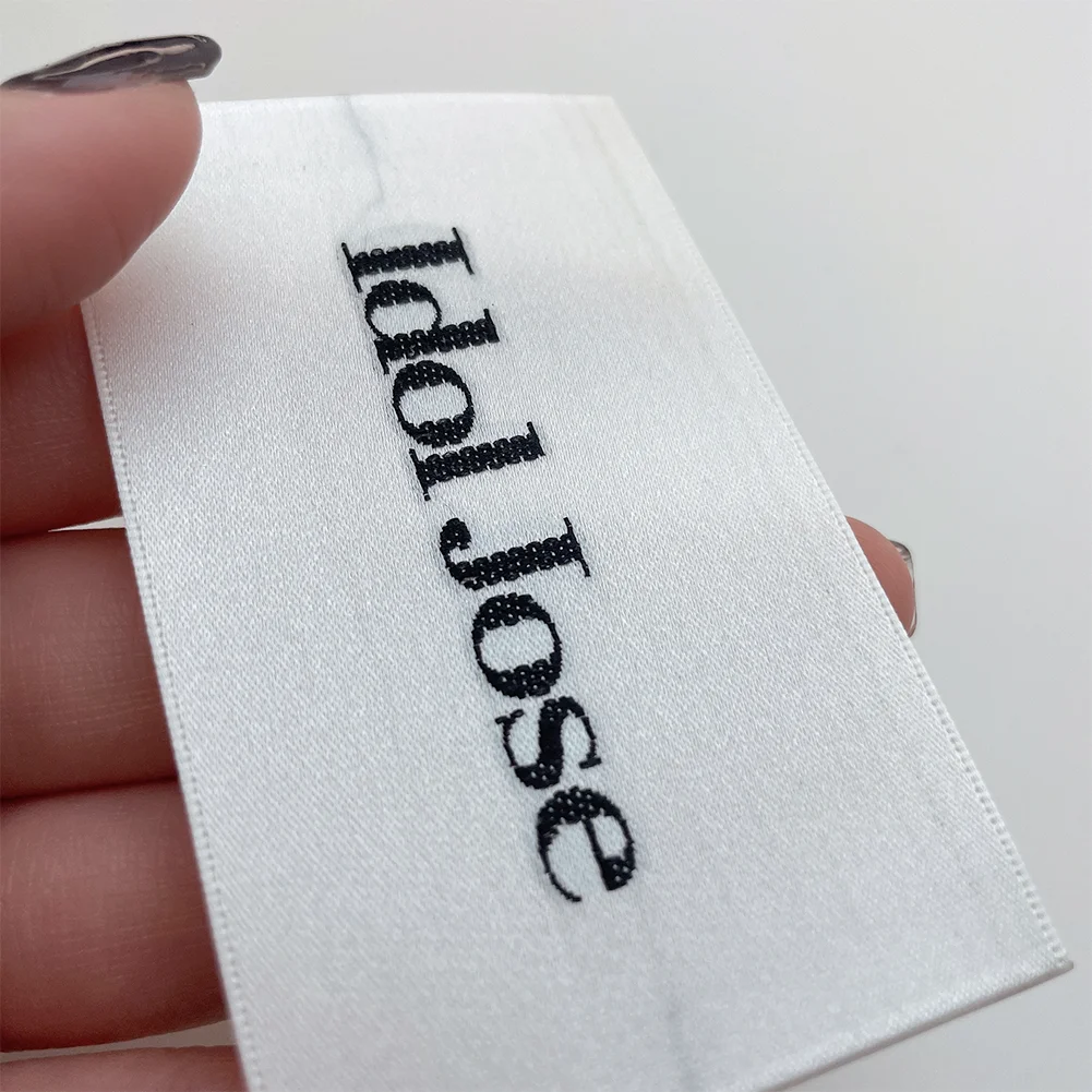 Этикетка для одежды индивидуальная тканая этикетка для маркировки вашей одежды