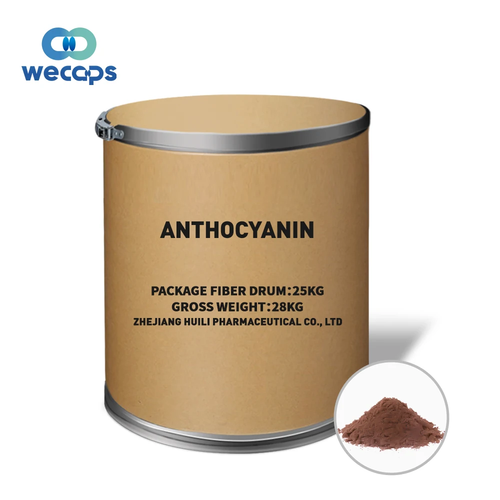 Wecaps Bulk Sale Bilberry Extract Anthocyanin Natural Bilberry Extract Powder