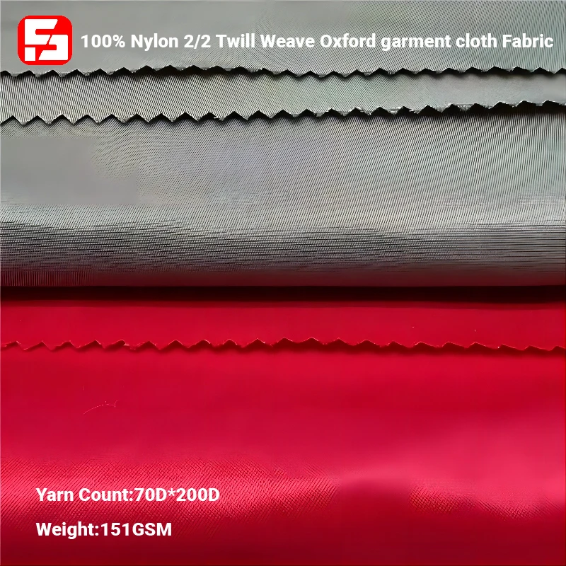 Factory customization 100% nylon 2/2 twill oxford fabric coat fabric for biker jacket