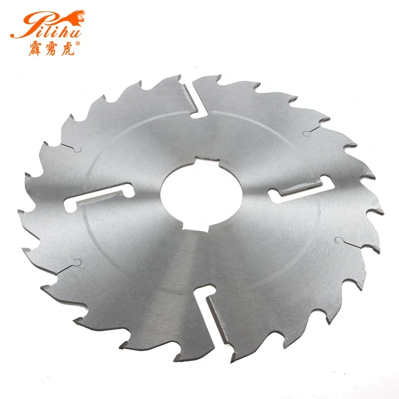 400*4.0/3.0*24T+4 Woodworking Disc Carbide Electric Disk Saw Blade For Cutting Wood And Log With Rakers