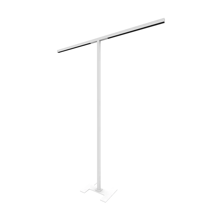 Up and Down Led Floor Lamp Modern Matt Black or White Office Lighting IP20