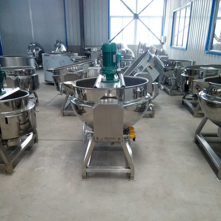 
500L jam making machine/strawberry jam cooking pot/jacketed kettle for jam 