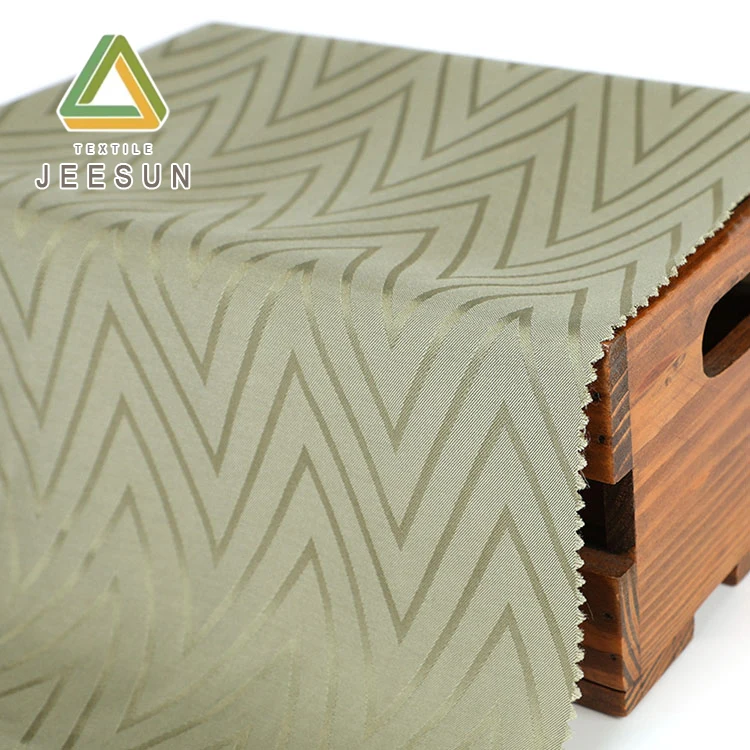 Quality assurance stock wave stripe plain dyed light green woven rayon viscose fabric