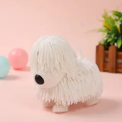 De Juguete De Perro New Creative Simulation Soft Waggle Noodle Dog Pet Cartoon Dog Animal Fidget Toys