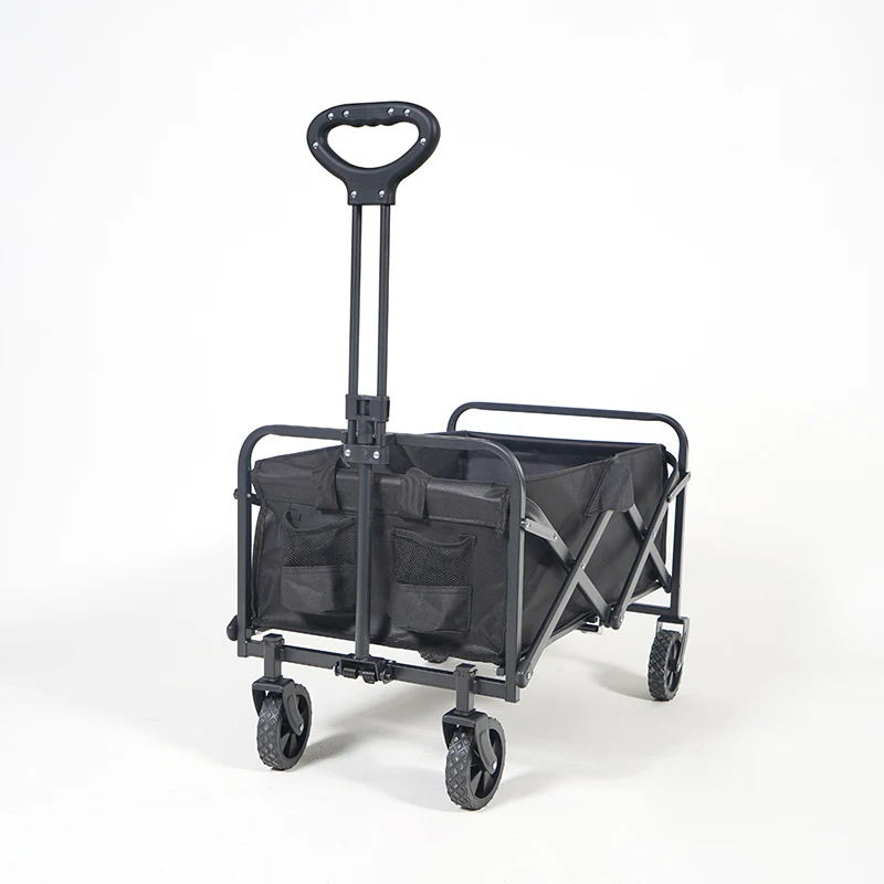 2024 New outdoor camping facilities outdoor folding wagon carts and garden folding trolley, Collapsible Foldable Extended Wagon