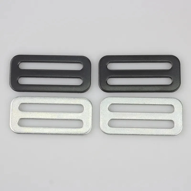 Jensan Hot Sale 50mm Quick Slide Buckle Black Sheet Steel Bag Accessories Webbing Accessories Quick Release