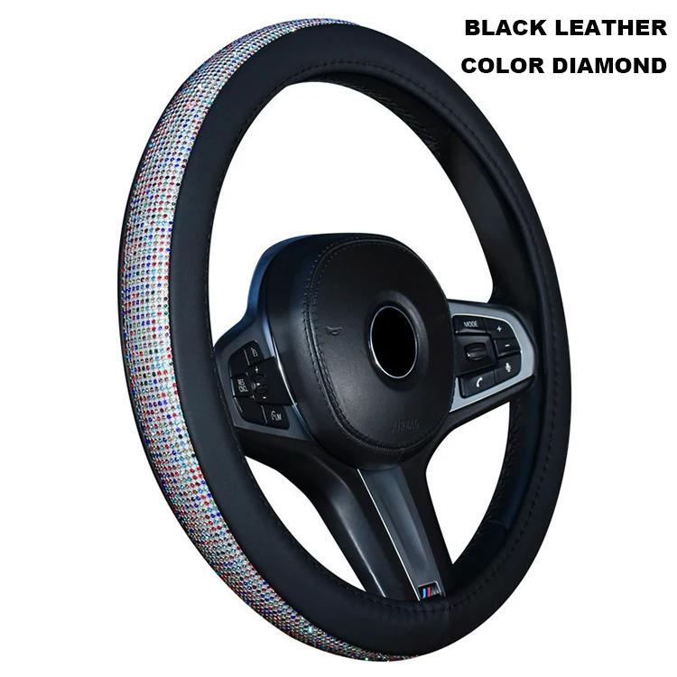 Чехол для руля автомобиля со стразами, 38 см * 8,2 см