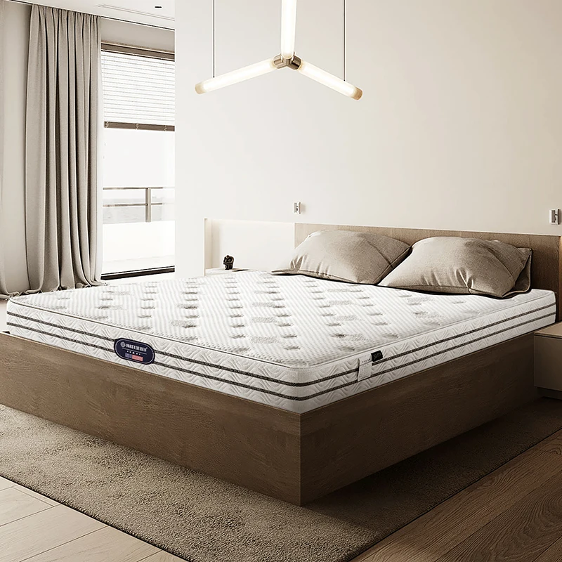 Soft Nature Latex Breathable High Quality Furniture Bonnell Queen Spring Bed bamboo roll pack gel Mattress