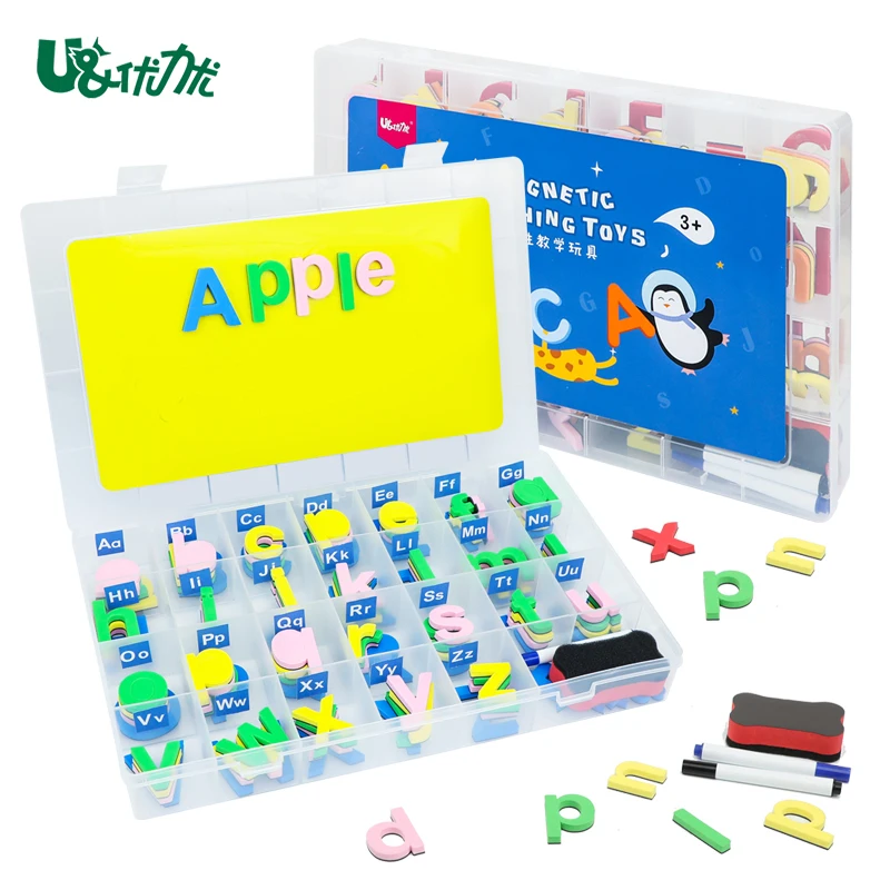 Kids Education Toy English Letter 4 Set Foam Eva abc Magnetic Alphabet Letters