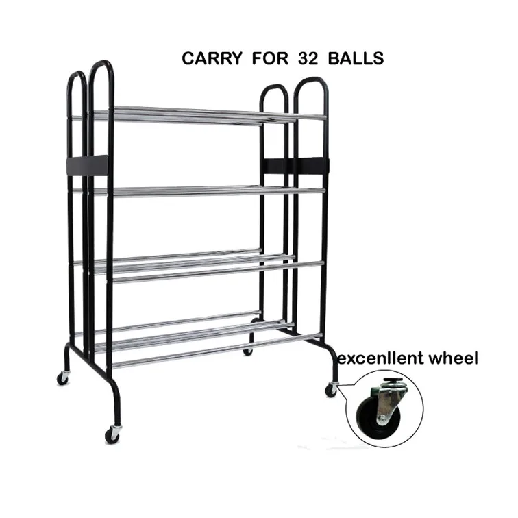 12 ball 3 layer professional ball Cart Rack for soccer Basketball