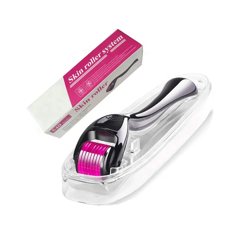 Derma Roller 0.25 MM 0.5mm  Cosmetic Microdermabrasion instrument with 540 Titanium Micro needles Premium Titanium micro roller
