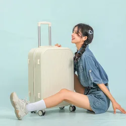 PC material 20-inch fashion spinner wheel Luggage bag male high quality travel suitcase  abs cabin size  travelling trolley box