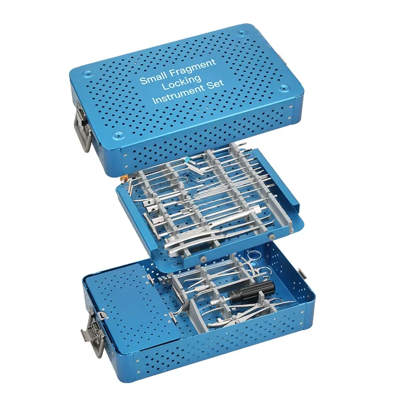 China Wellbone ISO13485 Certificates Small Fragment Locking Plate Lcp Instrument Set