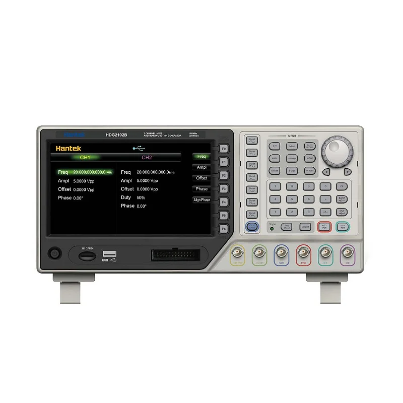 HDG2012B High precision Digital DDS Function Signal Arbitrary Waveform Generator 2CH 10MHz 250MSa/s 64M Memory Depth
