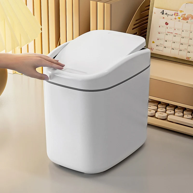 Desktop Household Desk Storage Bins Mini Waste Bin Small Trash Can