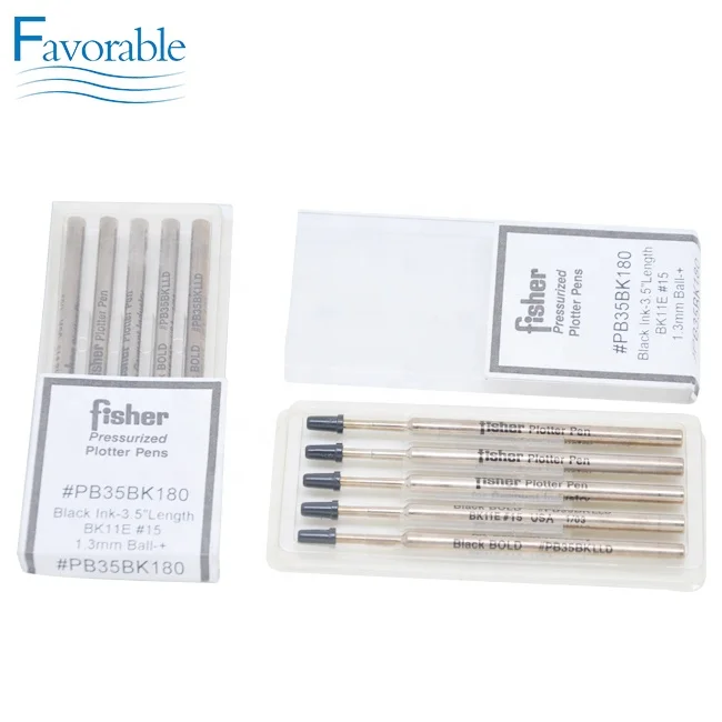 Плоттерные ручки Fisher 3 5 дюйма 1 мм черные шарики PB35BK180 подходят для резаков электрических фар