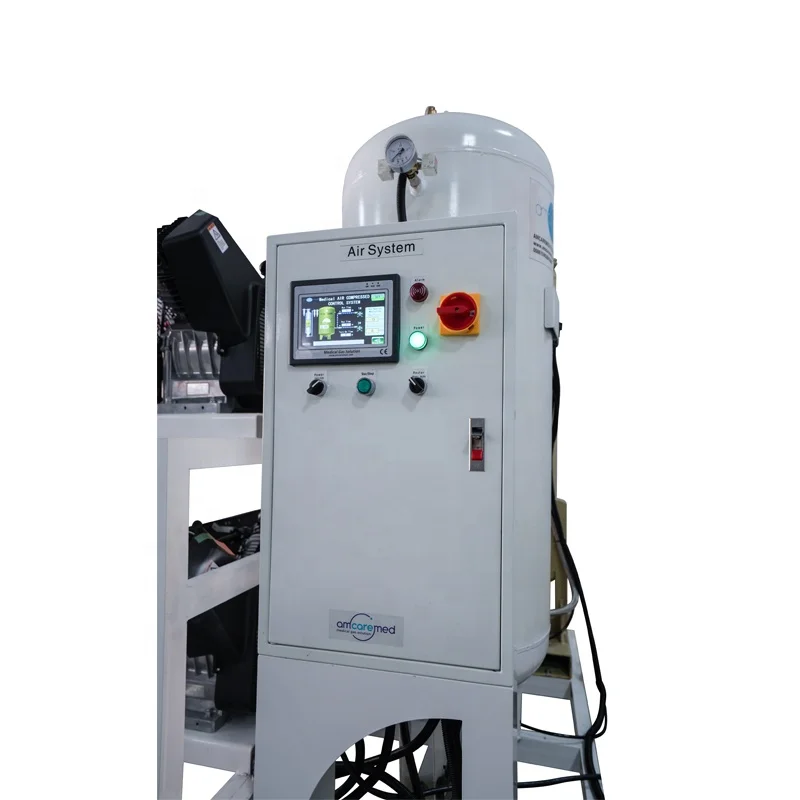 Central Vacuum System Rotary Vane Vacuum Pump Vertical Tank Medical Vacuum Unit