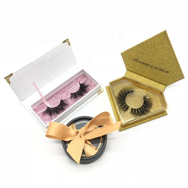 
Free sample Mink Eyelashes 3D Mink Lashes Thick HandMade Full Strip Eyelashes 