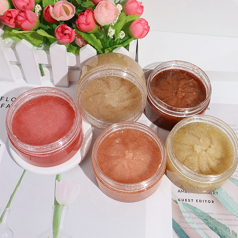 wholesale face natural exfoliating whipped organic vegan sugar body scrub private label