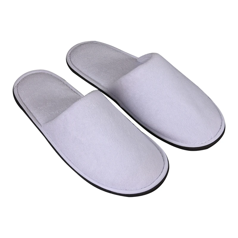 Cheap Price White Anti-slip EVA Sole Disposable Slippers For Hotel