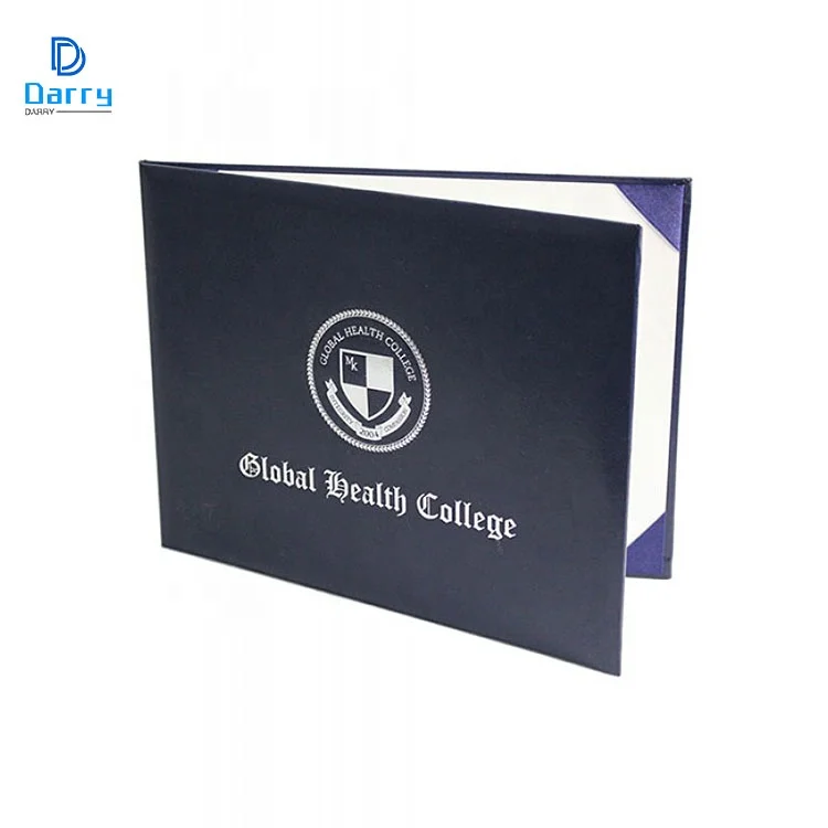 Индивидуальная кожаная папка для выпускного класса A4 чехол для диплома держатель сертификата