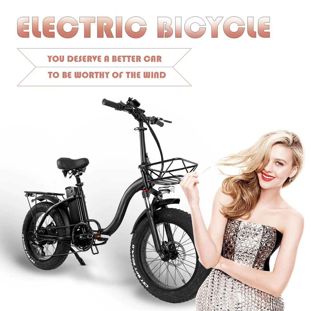  Toodi ЕС Склад складной электрический велосипед 500W 750W 48v 15Ah 20-дюймовый