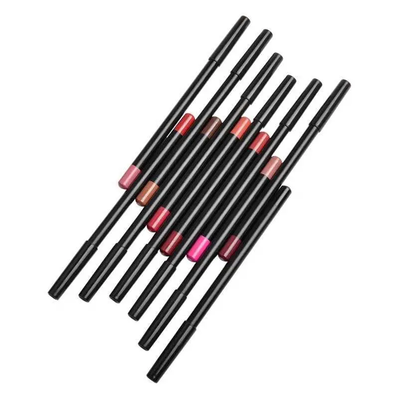 wholesale cruelty free lipliner pencil vegan brown matte waterproof lip liner private label