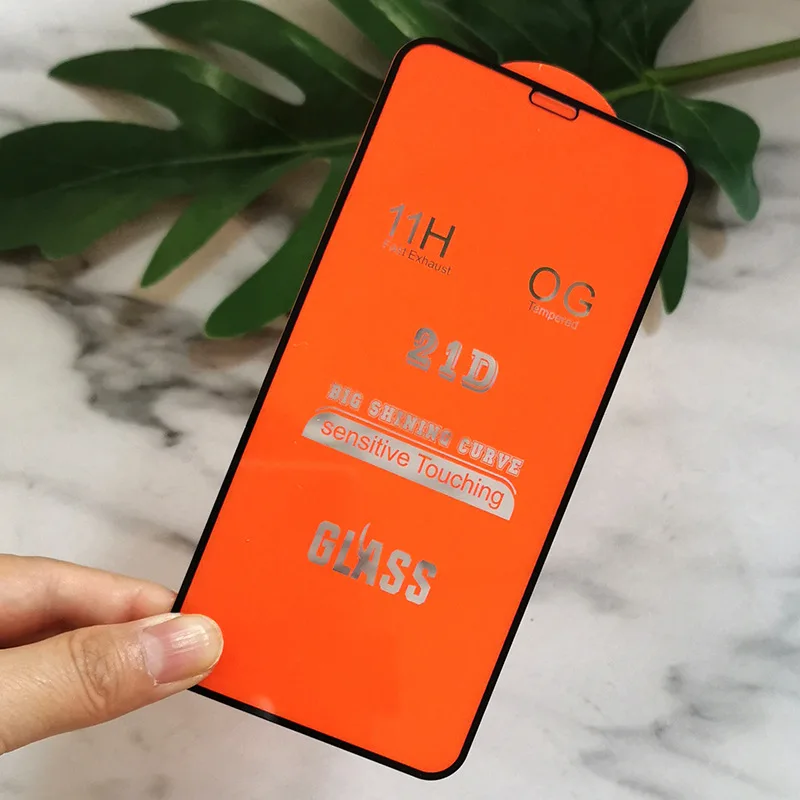 Для Xiaomi Redmi Note 11 21D полное клеевое покрытие защита для экрана закаленное