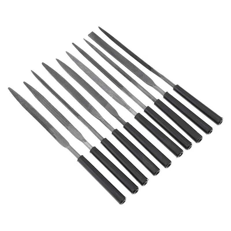 High Quality 10pcs Needle Files Set DIY Wood Rasp Grinding Hand File Tools for Jewelry Metal Glass Carving