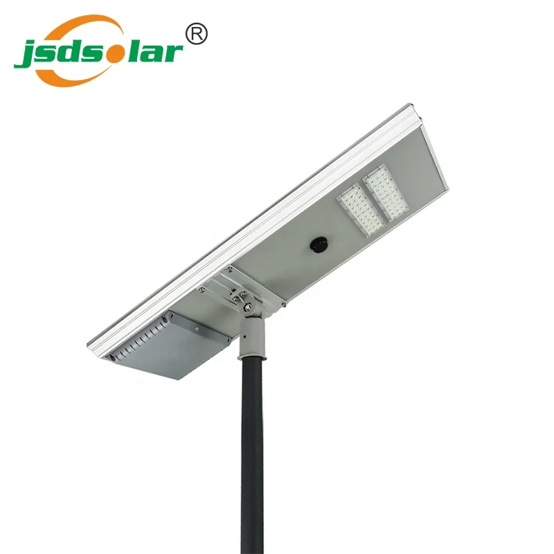 All in one integrated solar led street light 80w