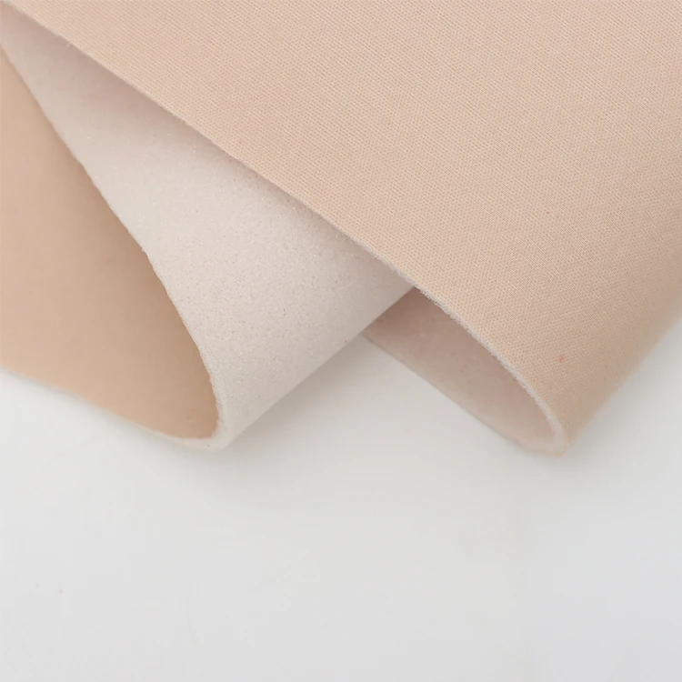 Good Quality Environmentally Friendly Degradable Polyester Knitted Fabric Composite Sponge For Clothes