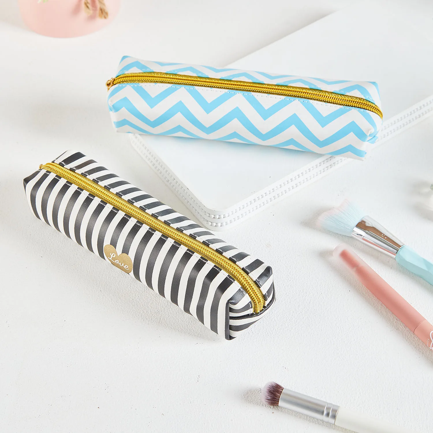 Multifunctional Cute Stationery School Pen Bag Promotional Student Zipper Pencil Case Pouch Cute Mini Pencil Bag for Gift