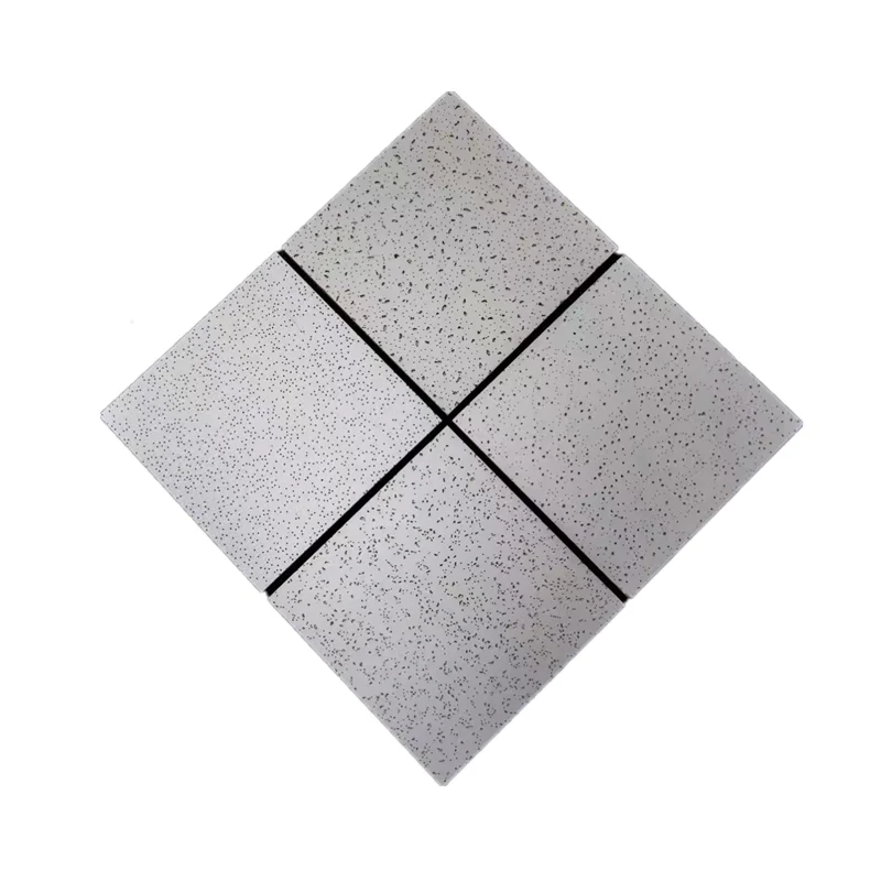 Decorative Insulation Acoustic Panel Fiber Mineral Wool Ceiling Board