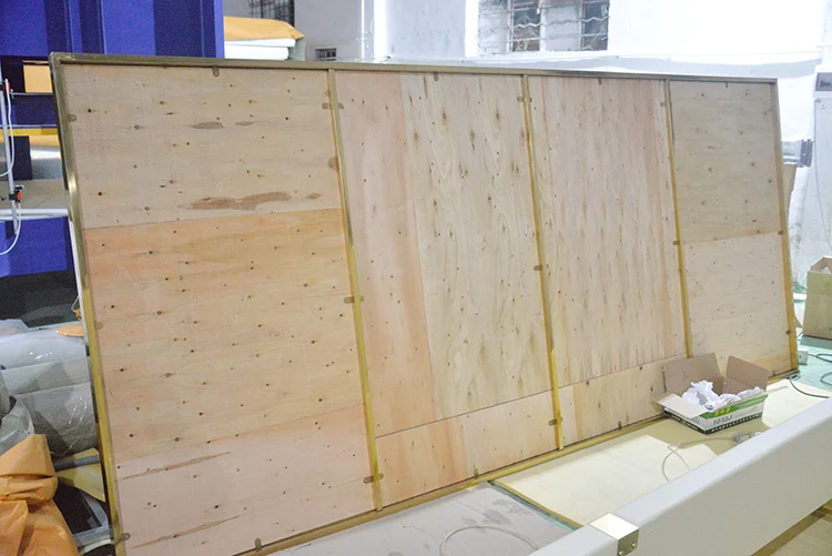 Italian modern leather size luxury bed frame room furniture