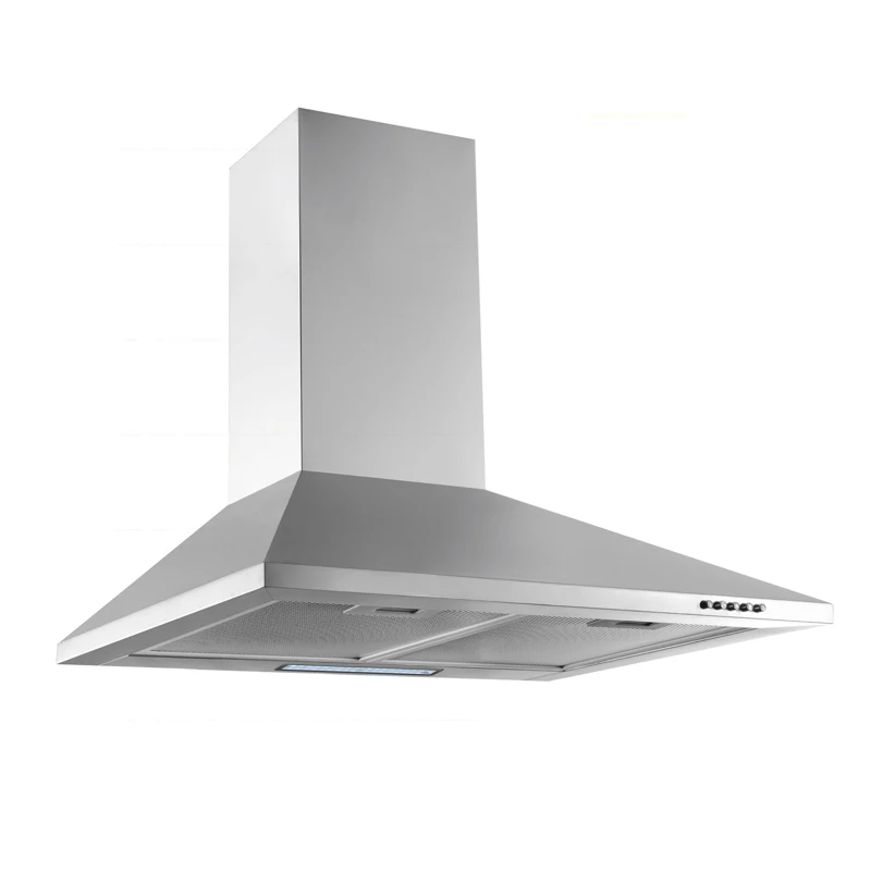 Canopy Range Hood Stainless Steel Wall Range Hood 60/90cm Slim Design Wall Mounted Kitchen Rangehood Exhaustor 220v 50/60hz