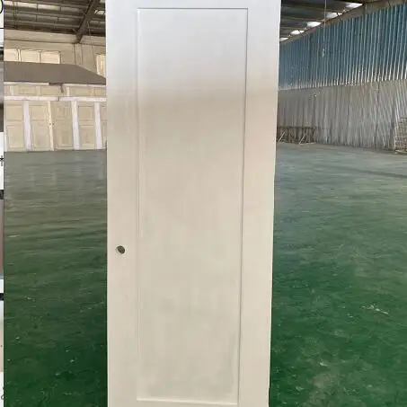 white oak two square 2 panel door