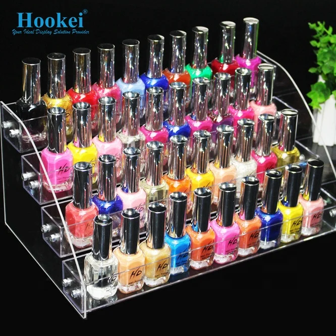 March Promotion Nail Polish Display Acrylic Stand Rate in Hindi