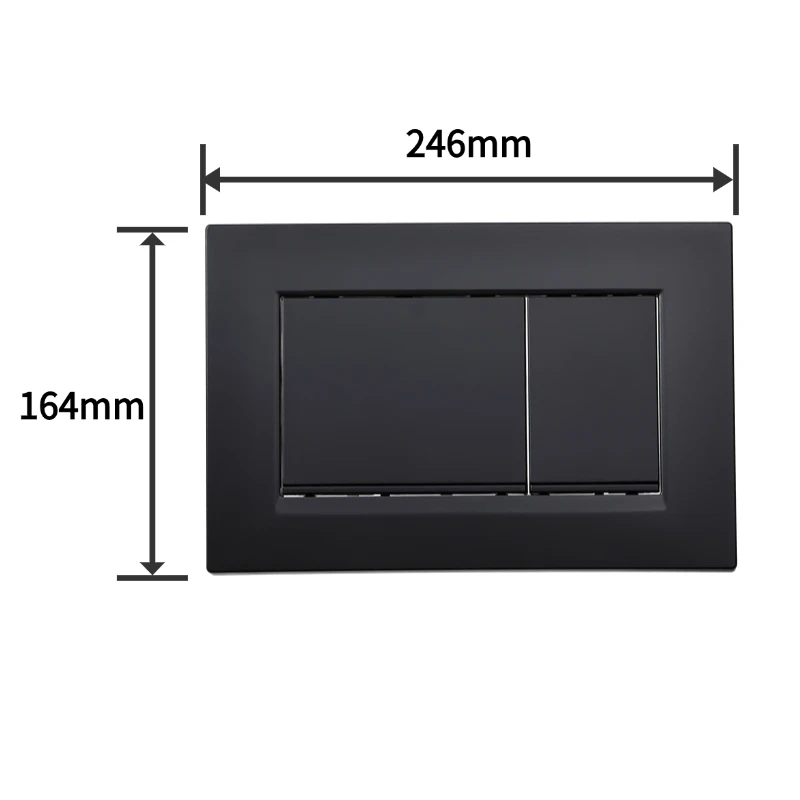 T2811KC Conceal Cistern and Dual Button Toilet Flush Plate ABS Material for Bathroom Application
