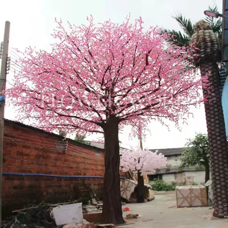 Manufacturers selling the coconut palms are scattered and large artificial FRP cherry tree