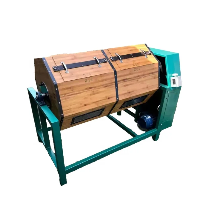 Wooden Drum Polisher Mirror and Bamboo Polishing Tool