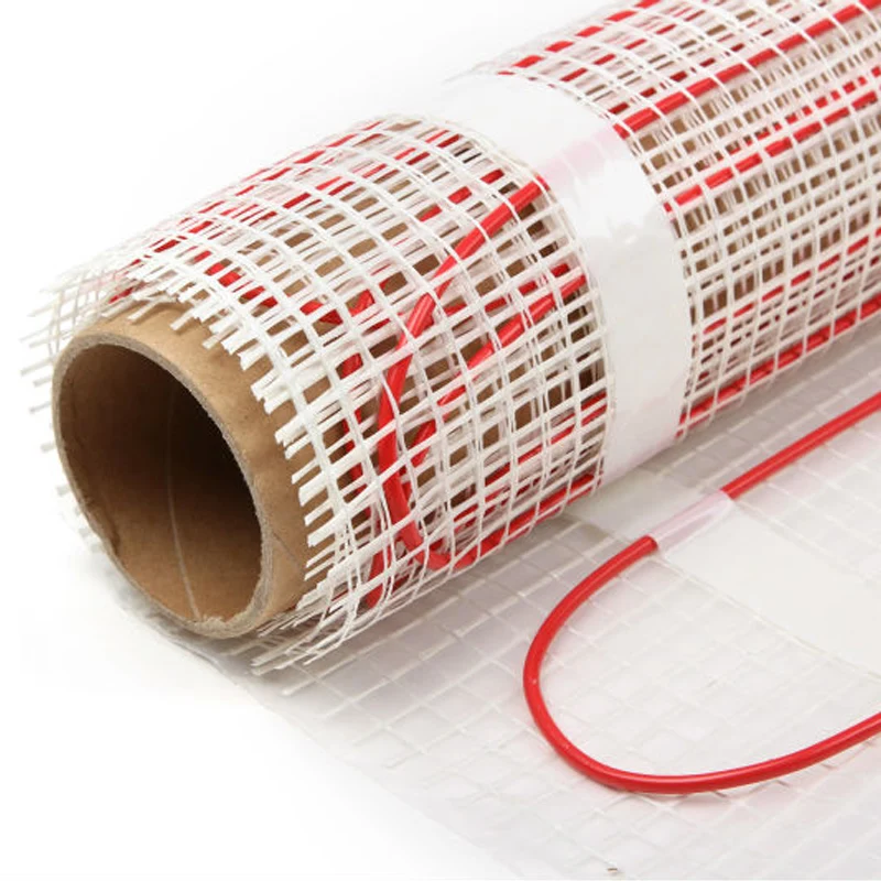 230V twin conductor electrical underfloor heating mats PVC floor heat mat