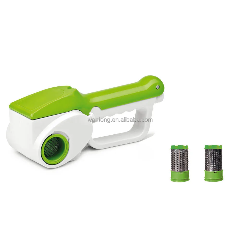 Handheld Cheese Grater with Stainless Steel Drum for Grating Hard Cheese Chocolate Nuts