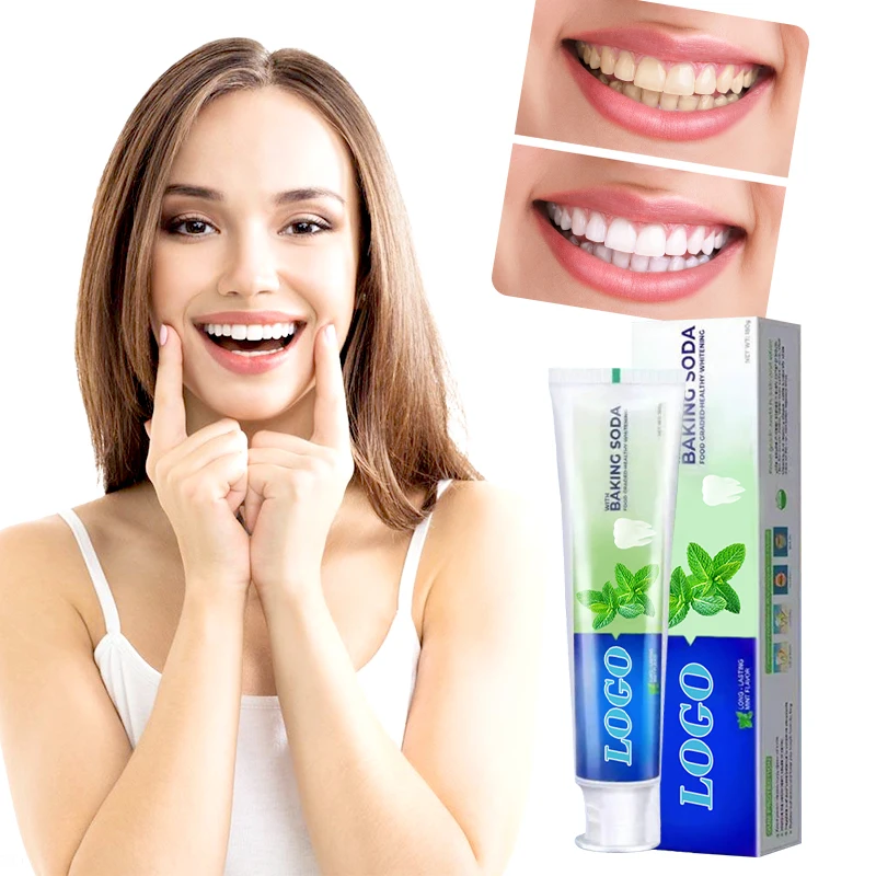 Manufacturer wholesale herbaceous teeth whitening after care baking soda mint peroxide toothpaste travel size toothpaste