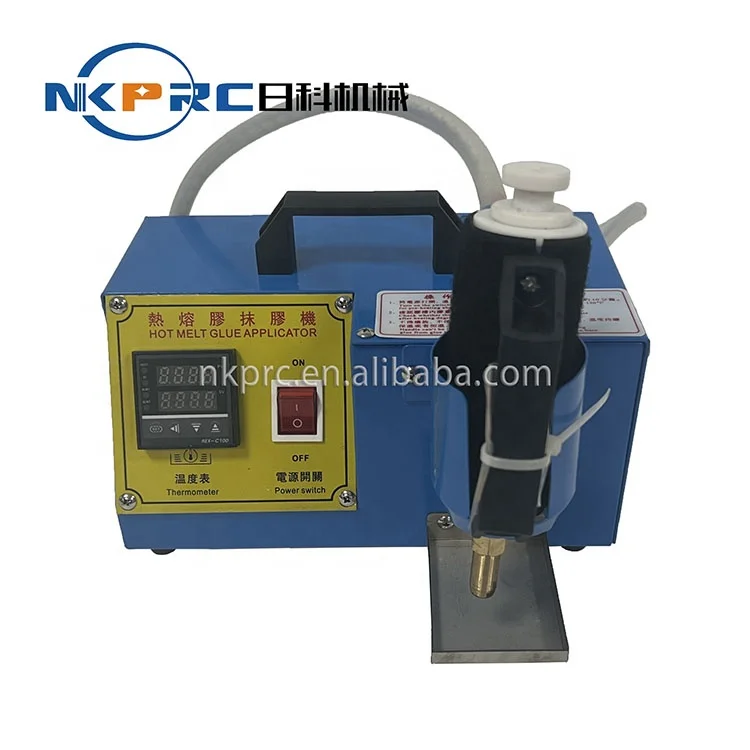 NKPRC RK-109 Manual Hot Melt Glue Gluing Machine