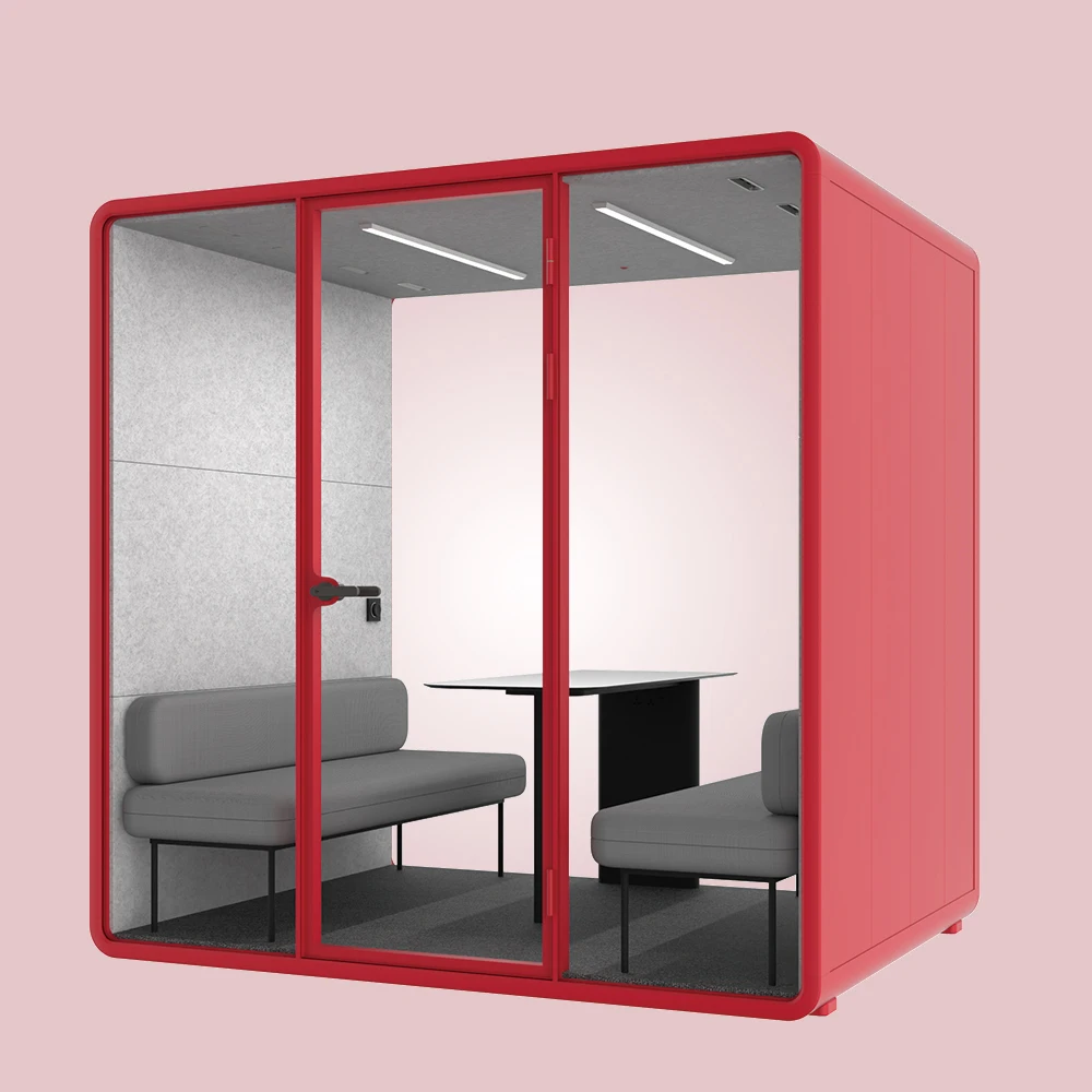 Mobile Silence Sound Proof Recording Acoustic Vocal Studio pod Isolation Phone Booth